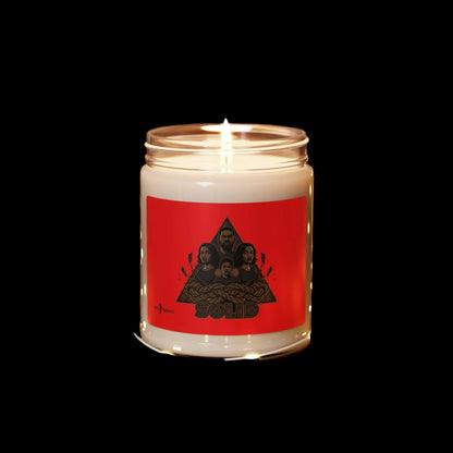 Grunge Plaid Patchwork Candle | Soy Jar, 9oz, 90s Rock Revival