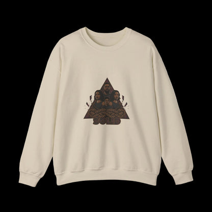 Triangle Band Collage Sweatshirt | grunge shirt, 90s rock revival
