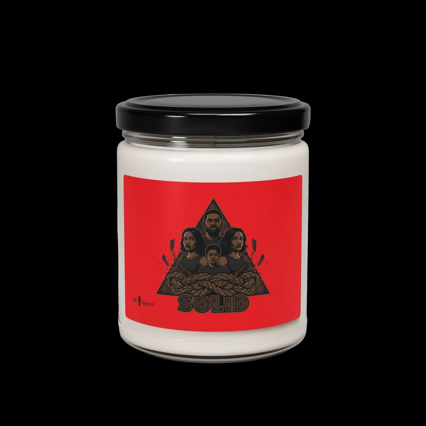 Grunge Plaid Patchwork Candle | Soy Jar, 9oz, 90s Rock Revival