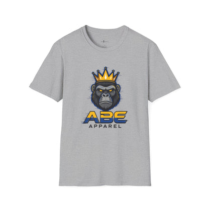 King Gorilla T-Shirt — Crowned Ape Graphic Tee for Streetwear & Urban Style