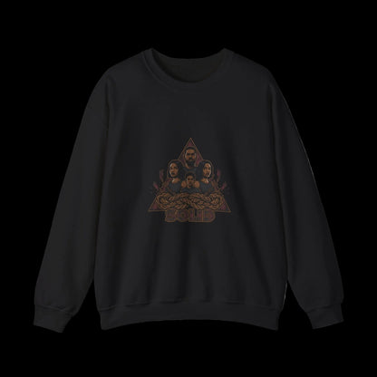 Triangle Band Collage Sweatshirt | grunge shirt, 90s rock revival