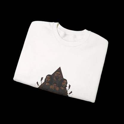 Triangle Band Collage Sweatshirt | grunge shirt, 90s rock revival