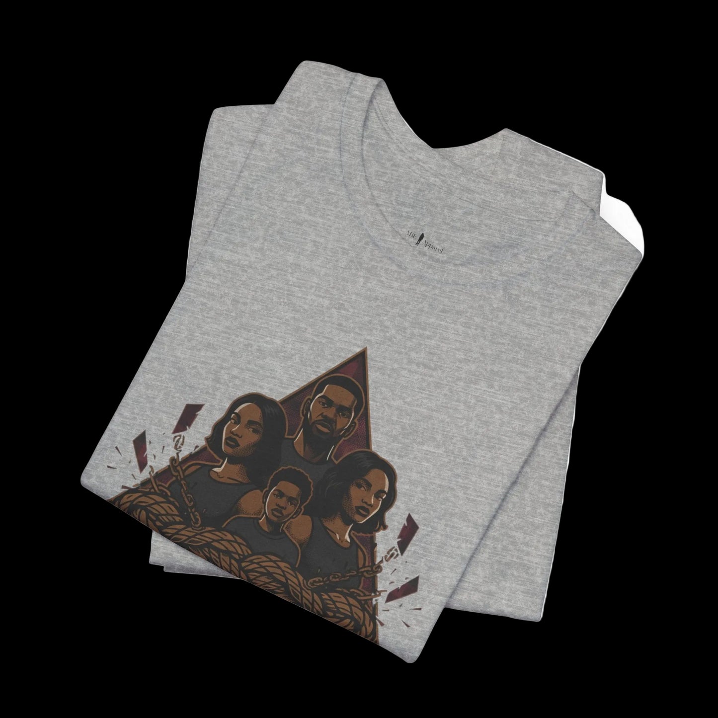 Grunge Plaid Patchwork Tee | 90s Rock Revival, Punk Graphic Tee