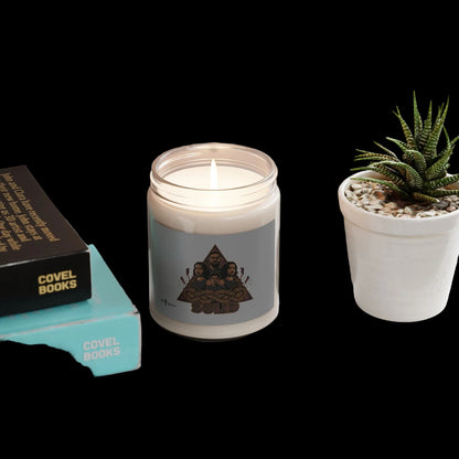 Grunge Plaid Patchwork Candle | Soy Jar, 9oz, 90s Rock Revival