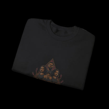 Triangle Band Collage Sweatshirt | grunge shirt, 90s rock revival