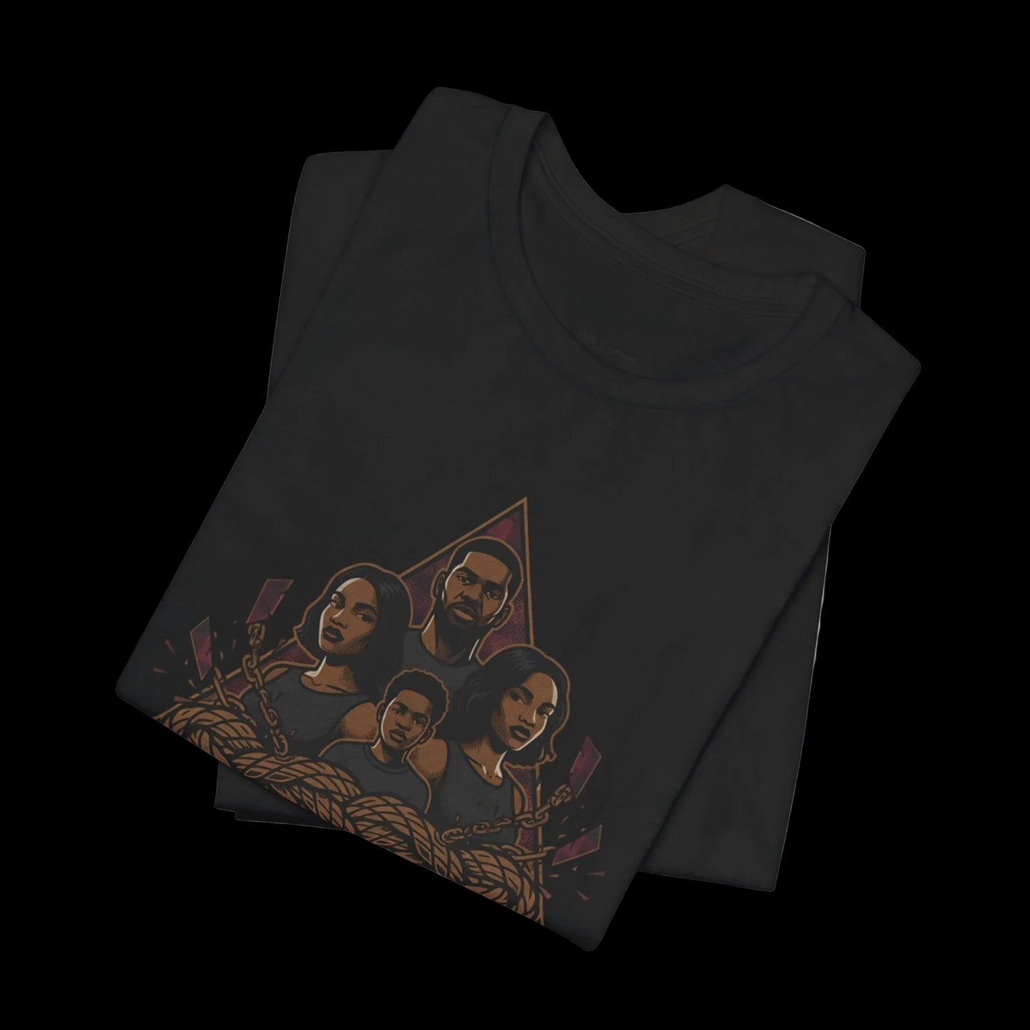 Grunge Plaid Patchwork Tee | 90s Rock Revival, Punk Graphic Tee