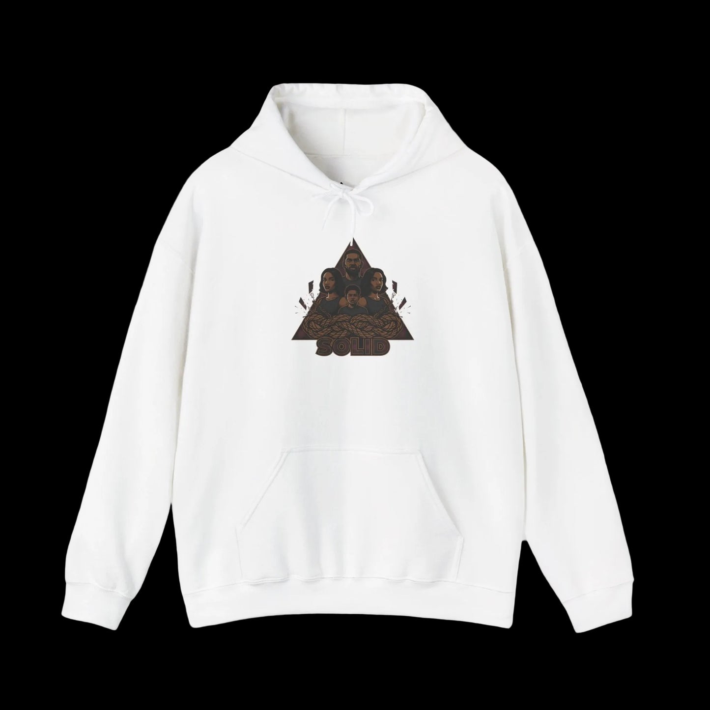 ABE Distressed Triangle Patch Hoodie | grunge revival, plaid patchwork