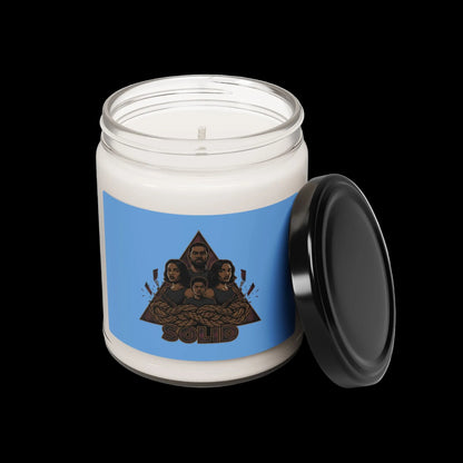 Grunge Plaid Patchwork Candle | Soy Jar, 9oz, 90s Rock Revival