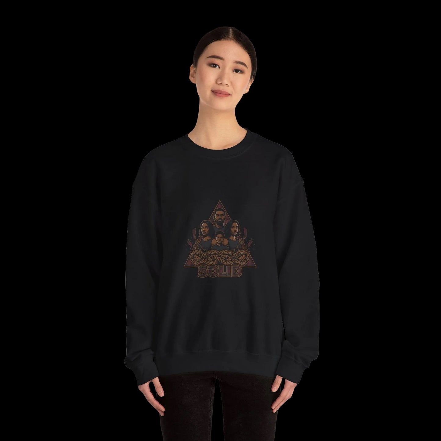 Triangle Band Collage Sweatshirt | grunge shirt, 90s rock revival