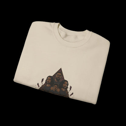 Triangle Band Collage Sweatshirt | grunge shirt, 90s rock revival