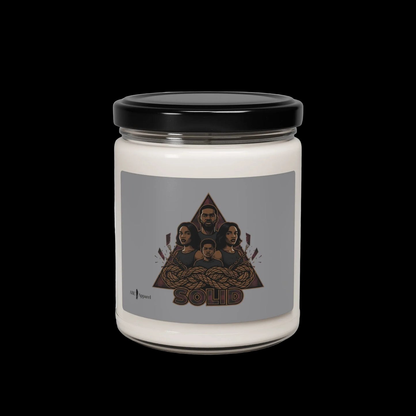 Grunge Plaid Patchwork Candle | Soy Jar, 9oz, 90s Rock Revival