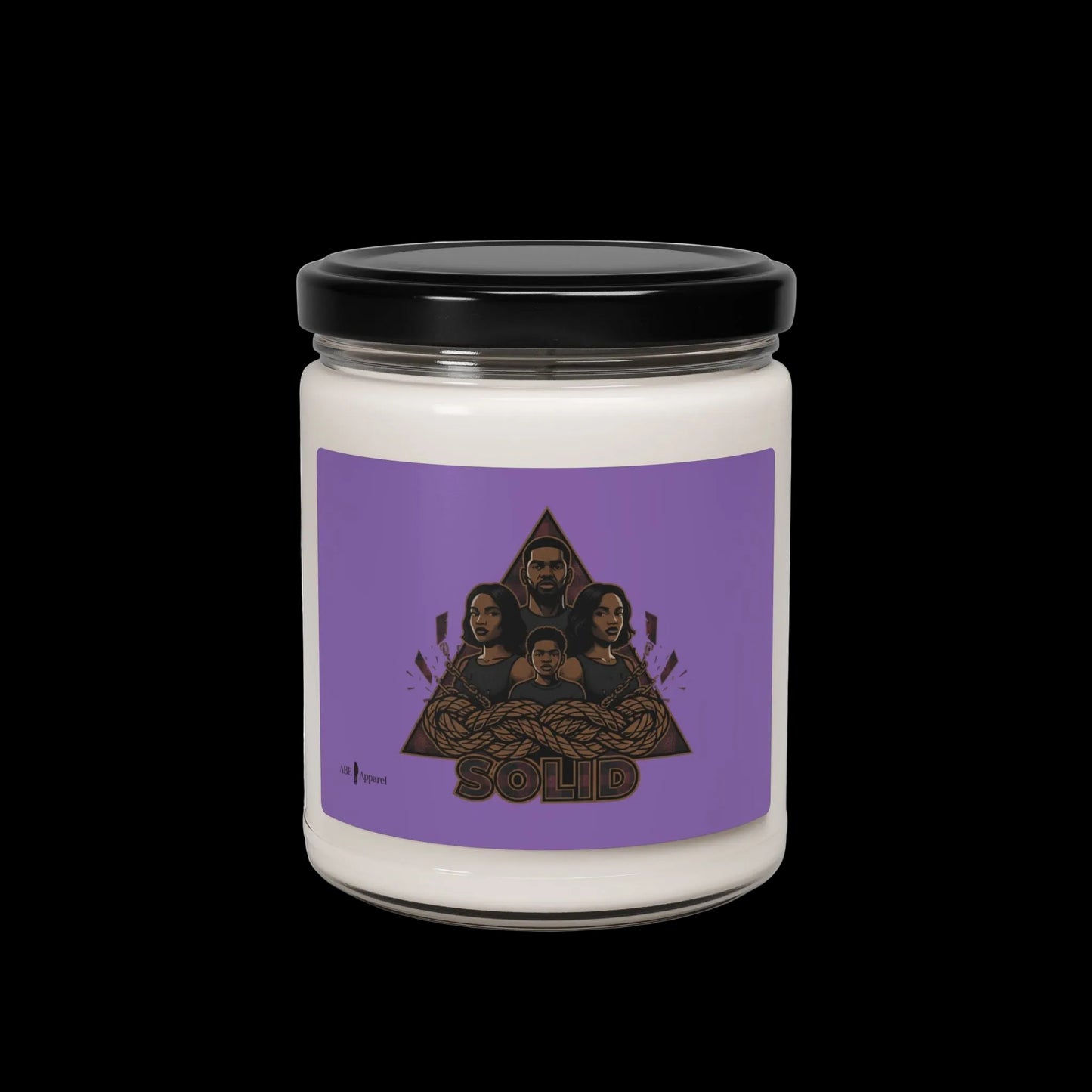 Grunge Plaid Patchwork Candle | Soy Jar, 9oz, 90s Rock Revival