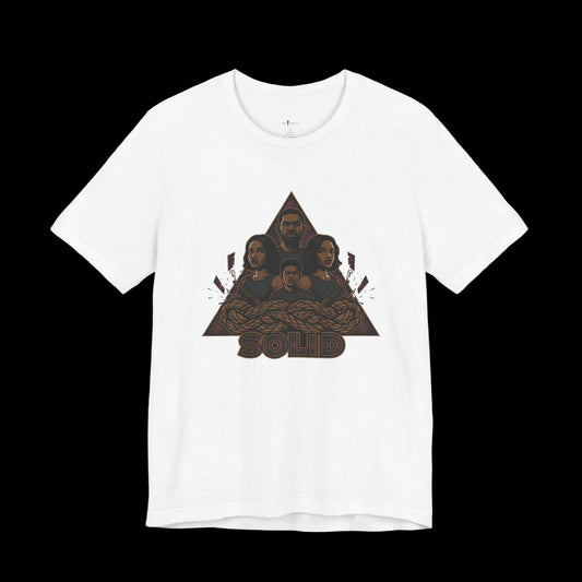 Grunge Plaid Patchwork Tee | 90s Rock Revival, Punk Graphic Tee