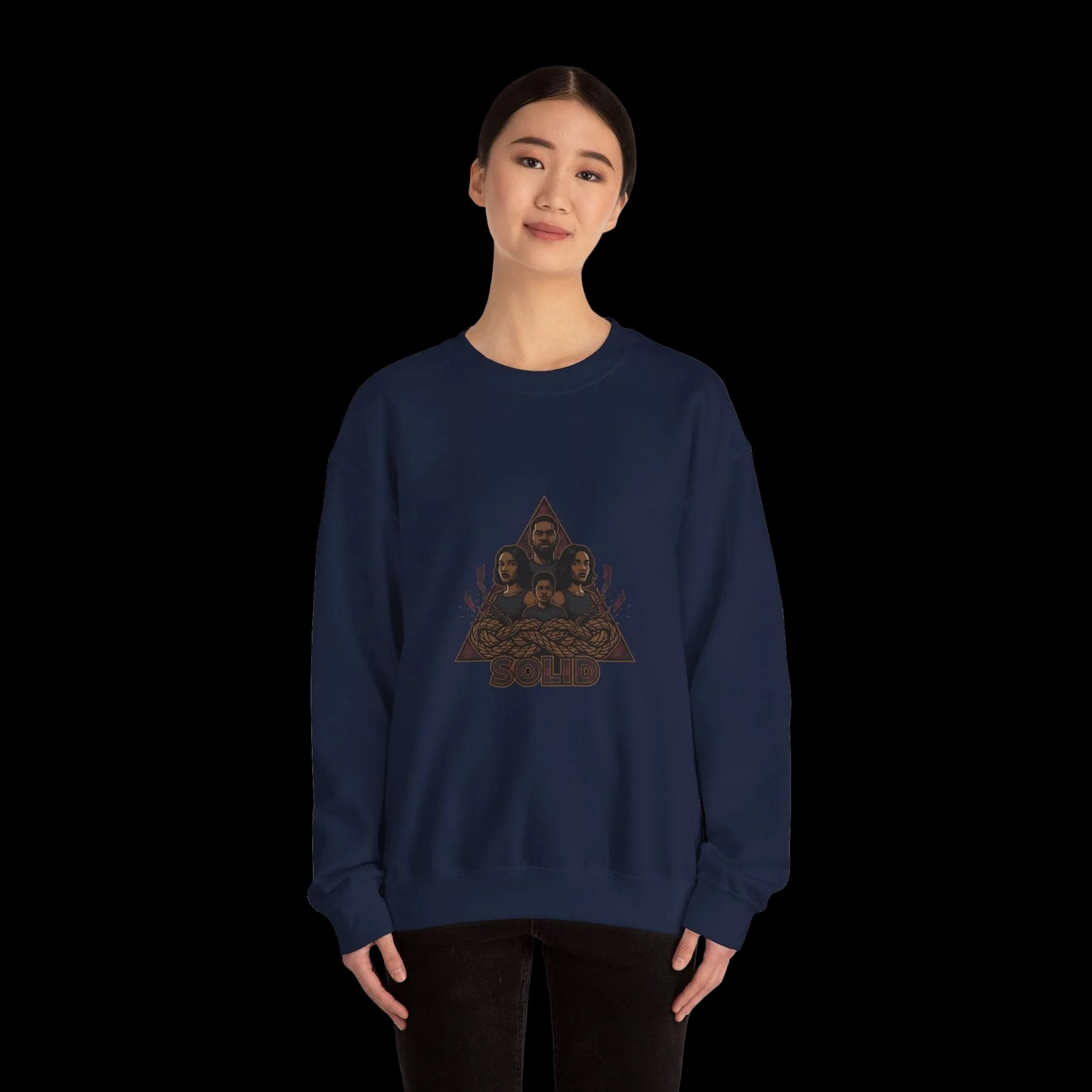 Triangle Band Collage Sweatshirt | grunge shirt, 90s rock revival