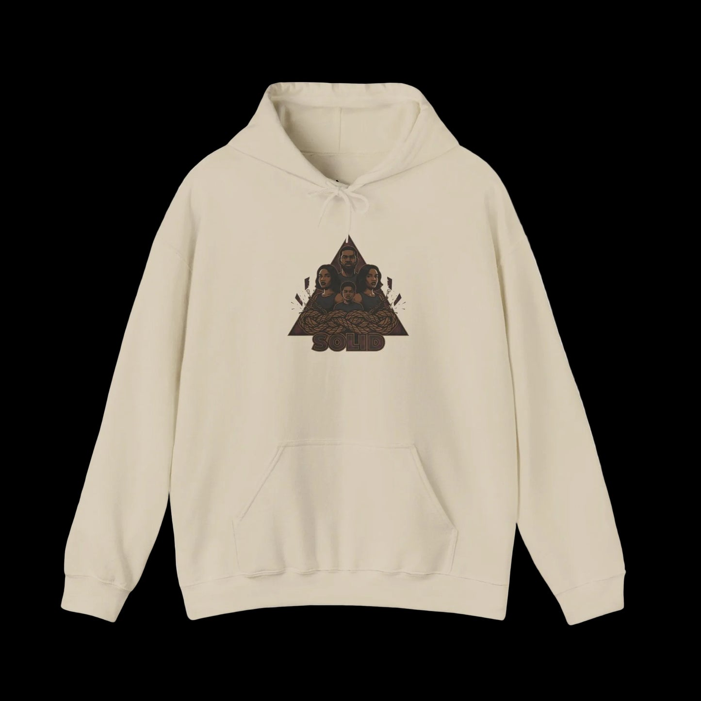 ABE Distressed Triangle Patch Hoodie | grunge revival, plaid patchwork