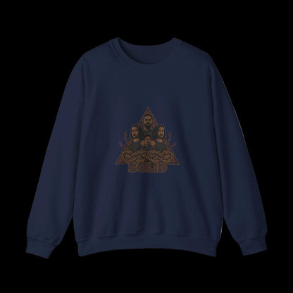 Triangle Band Collage Sweatshirt | grunge shirt, 90s rock revival